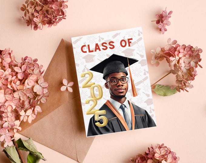 Class of 2025 (Gold) Greeting Card