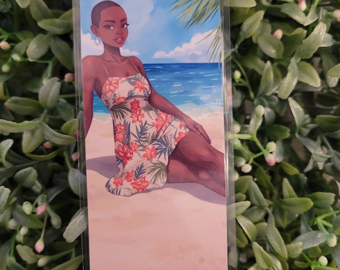Beach Baddie Bookmark