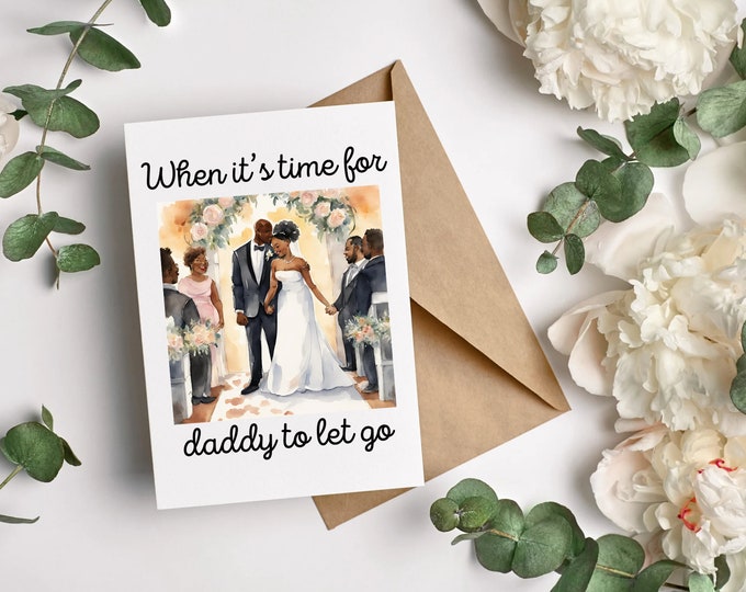 When It's Time Wedding Greeting Card