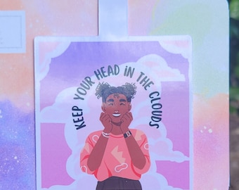 Head in the Clouds Magnetic Bookmark