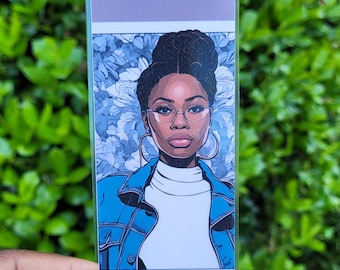 Denim Woman Bookmark