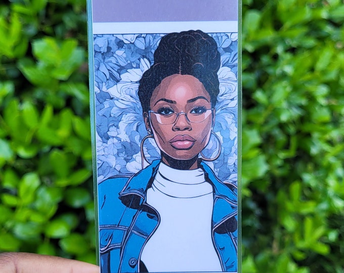 Denim Woman Bookmark