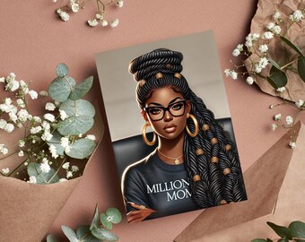 Millionaire Mom Greeting Card