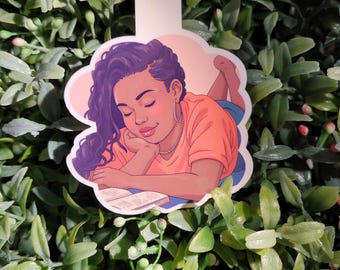 Dreaming and Reading Magnetic Bookmark