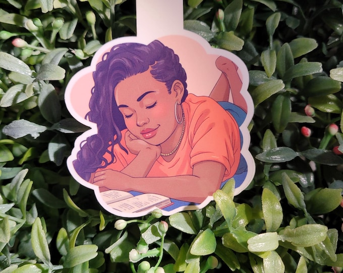 Dreaming and Reading Magnetic Bookmark