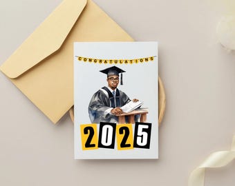 Congratulations Grad 2025 Greeting Card