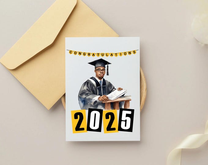 Congratulations Grad 2025 Greeting Card