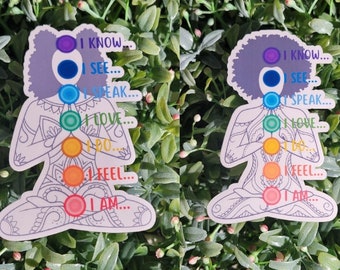 Chakra Women Stickers