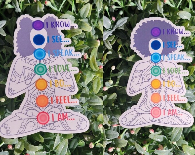 Chakra Women Stickers