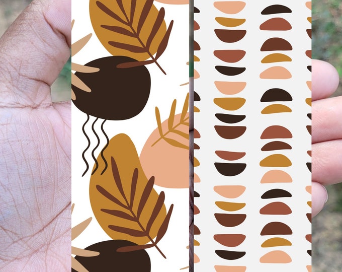 6 Pack Patterned Bookmark