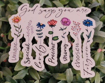 God says you are Sticker
