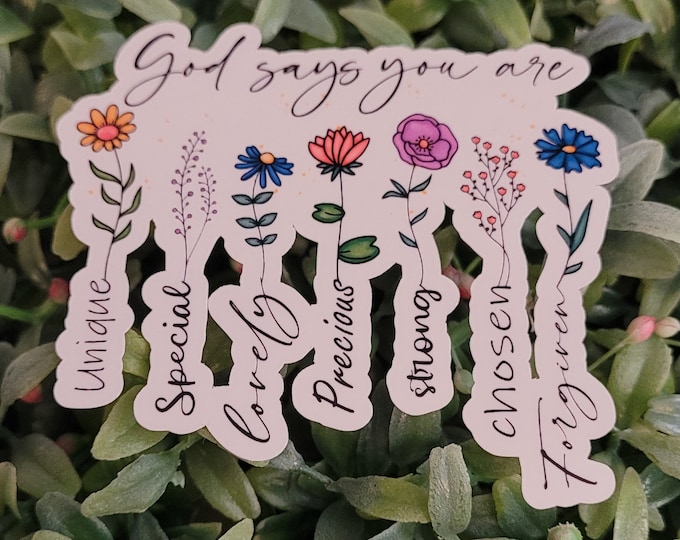 God says you are Sticker