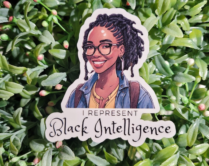Black Intelligence Sticker