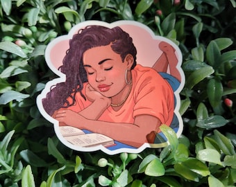 Dreaming and Reading Sticker