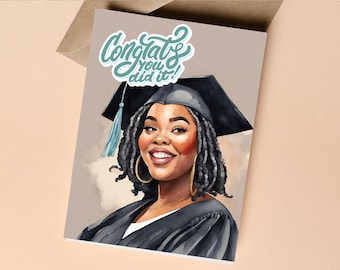 Congrats You Did It Greeting Card