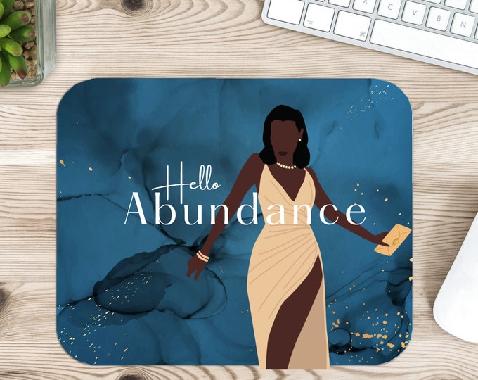 Hello Abundance Mousepad