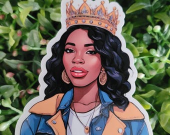 Crowned Woman Sticker