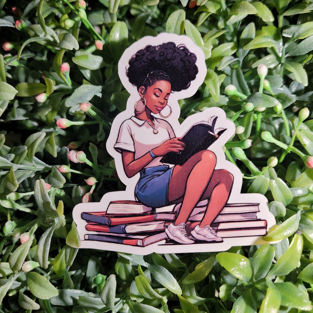 Stack of Books Sticker| Self Care Stickers| Journal Stickers| Planner ...
