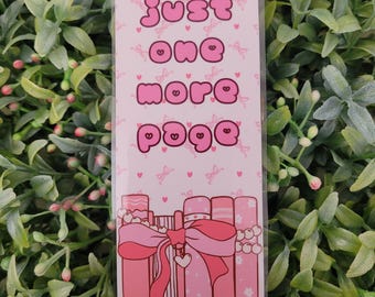 Just One More Page Bookmark