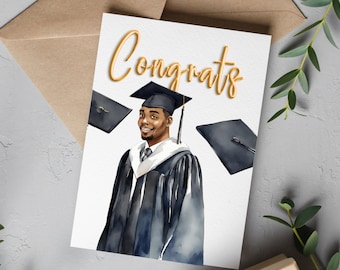 Congrats (Guy) Greeting Card