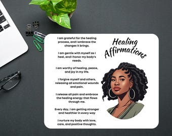 Healing Affirmation Mousepad