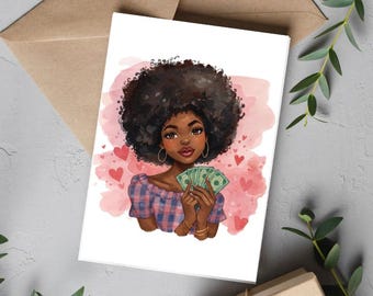 My Money Valentine Greeting Card