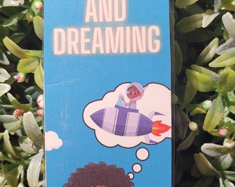 Reading and Dreaming Bookmark for Kids