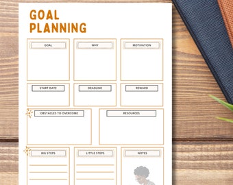 Goal Planning Notepad