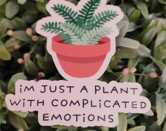 Plant Emotions Sticker (Potted)