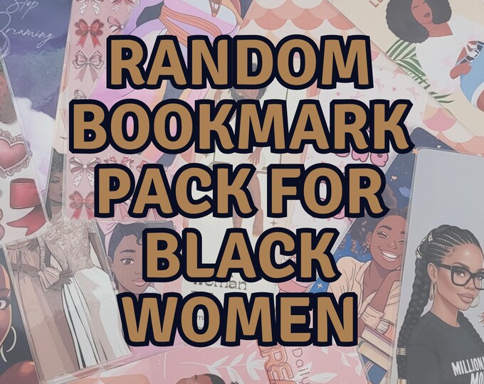 Random Bookmark Pack for Black Women