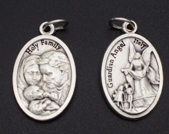 Heilige Familie / Schutzengel-katholische 1 "Medaille