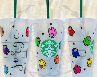 Among Us Cup Starbucks Etsy Starbucks tumbler label svg | starbucks tumbler, starbucks. among us cup starbucks etsy