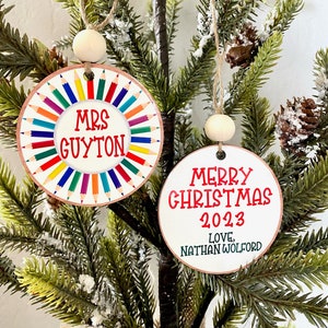 Teacher Ornament, School Ornament, Christmas Ornament