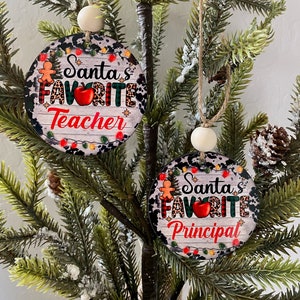 Teacher Ornament, Principal Ornament, School Ornament, Christmas Ornament