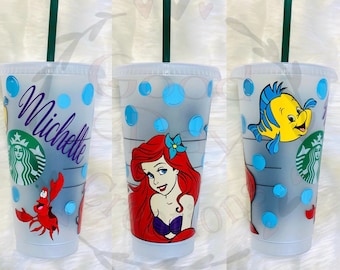 Free Free 319 Little Mermaid Starbucks Cup Svg SVG PNG EPS DXF File