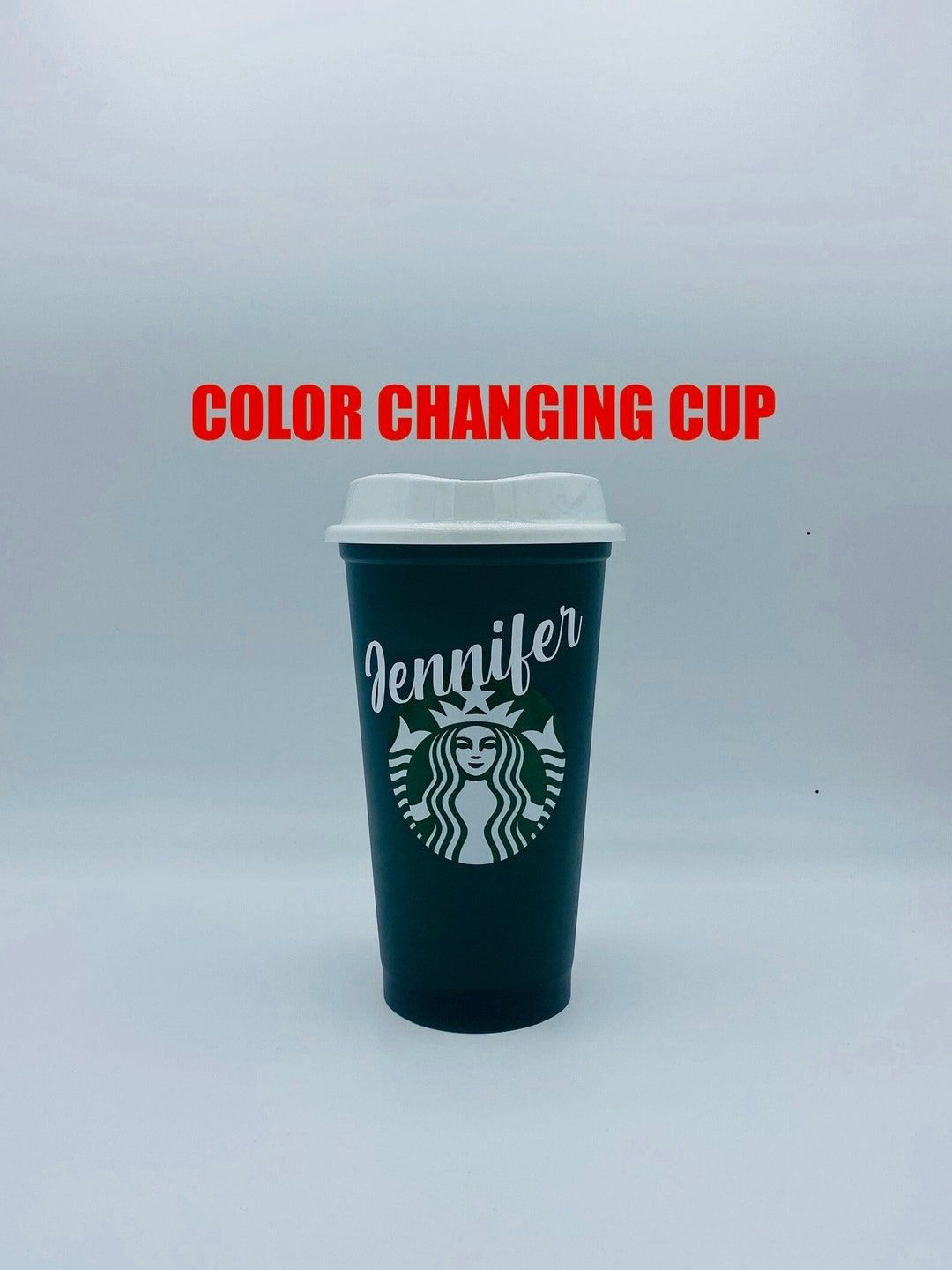 Personalized Starbucks Color Changing Hot Cup, Starbucks Cup, Color