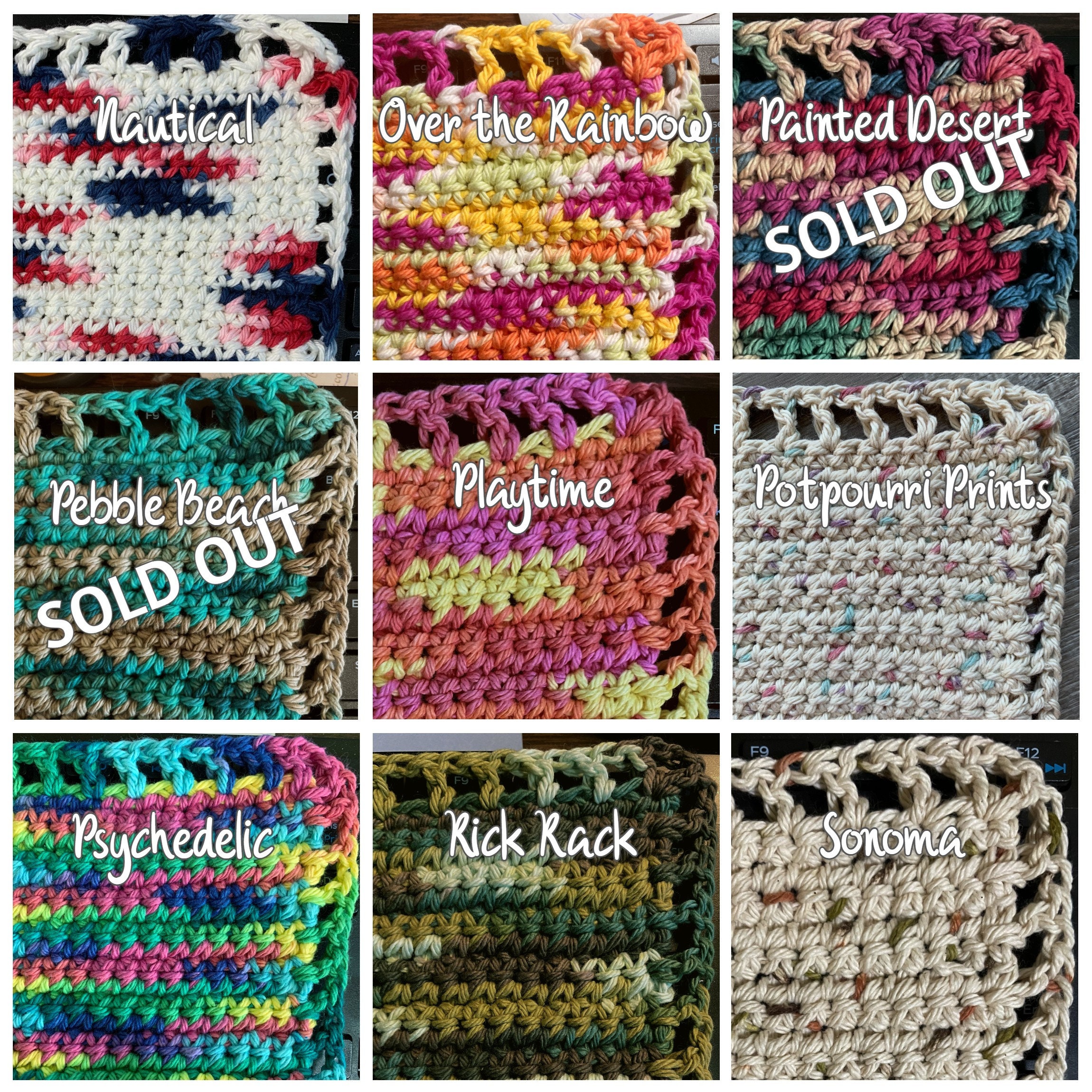 Buy More Save More Handmade Dishcloths Over 40 Colors Etsy
