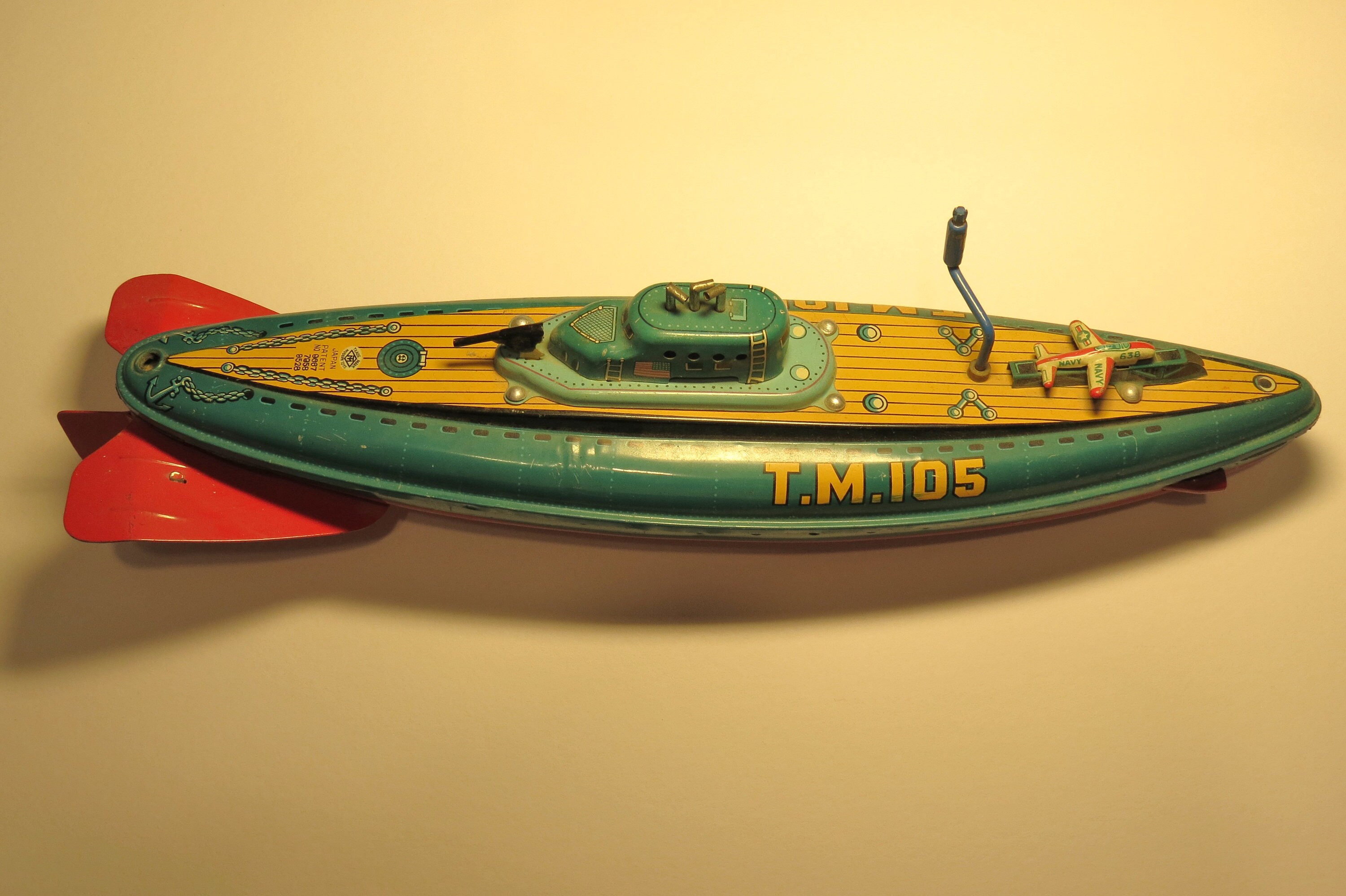 TM 105 Vintage Windup Toy Submarine 1950's Etsy