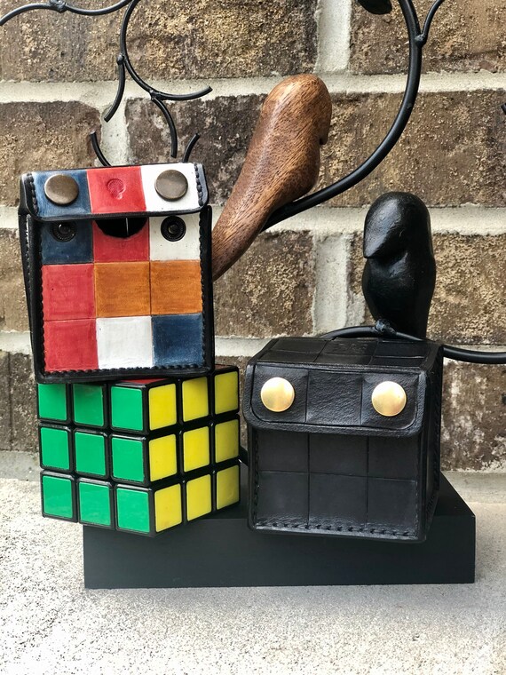 ルービックキューブレザーケースパターン - Etsy 日本