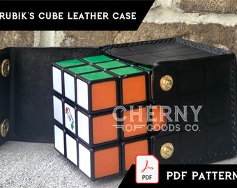 Rubik's Cube Leather Case Pattern