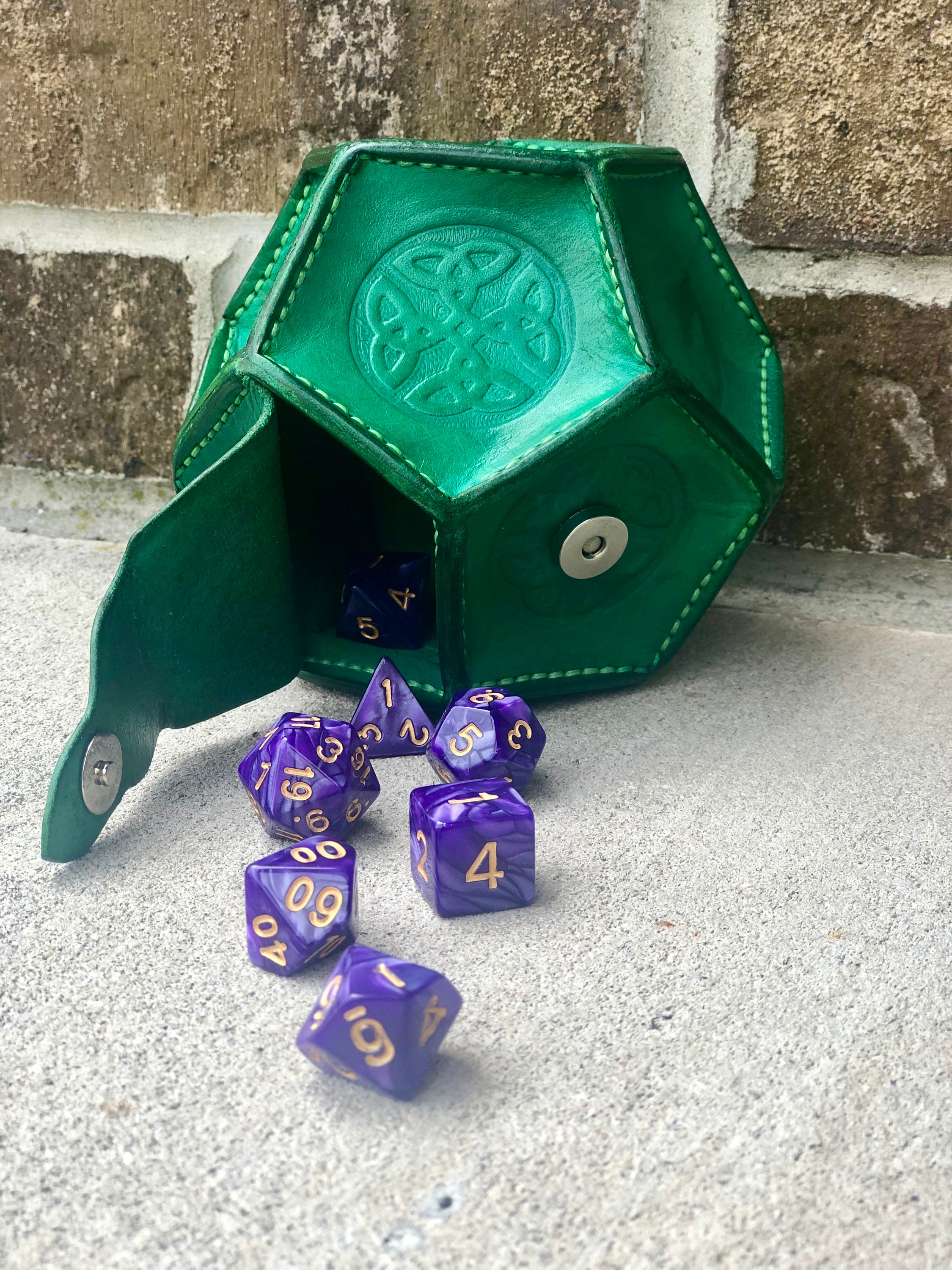 Leather Dice Pouch Pattern Etsy UK