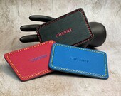 Leather Business Card in Various Colors