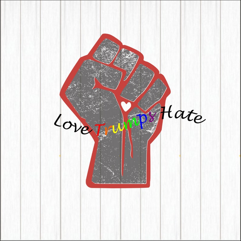 Love Trumps Hate Svg Cut File Symbol Svg Eps Dxf - Etsy