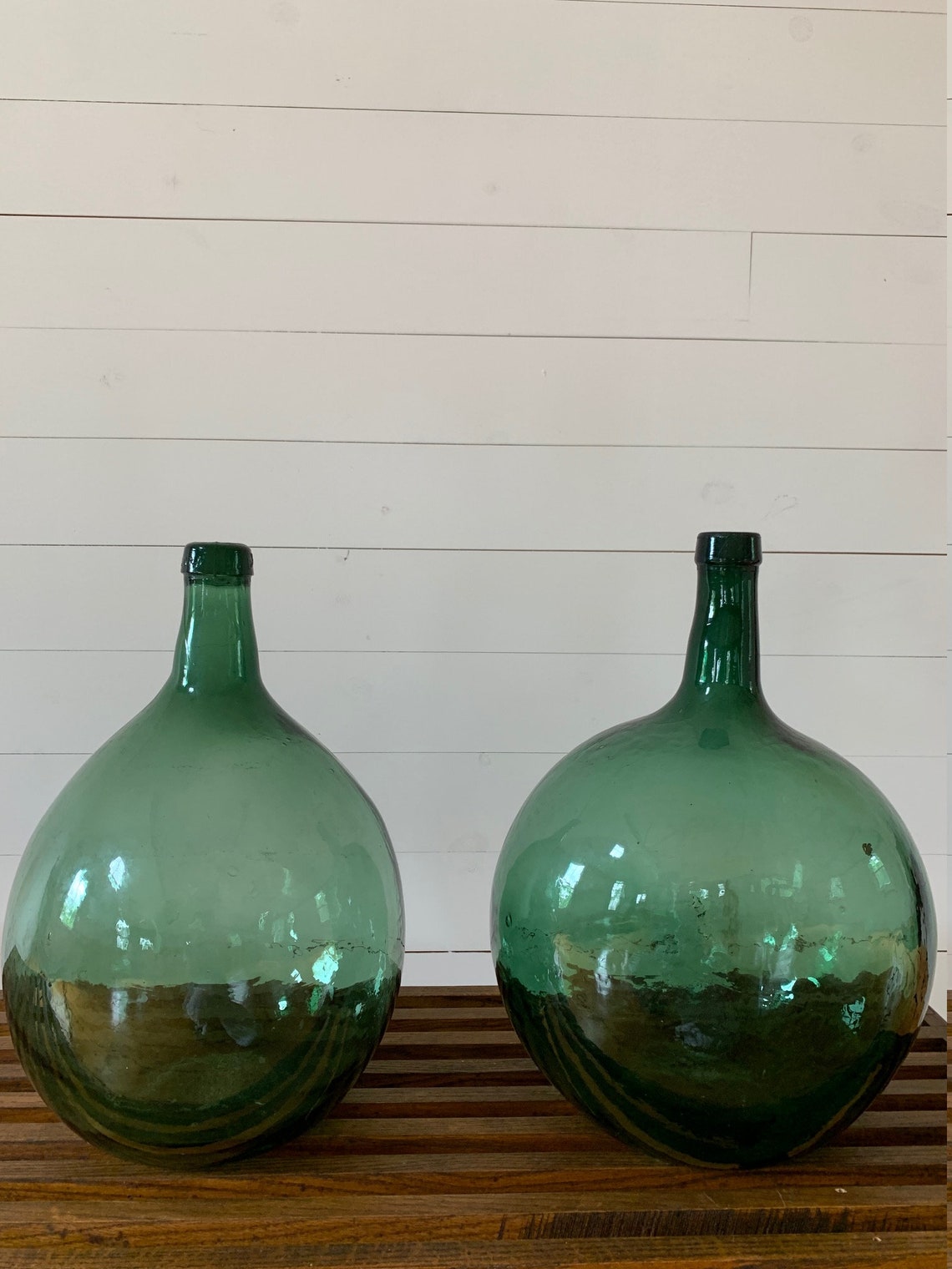 Large Decorative Glass Bottles Etsy
