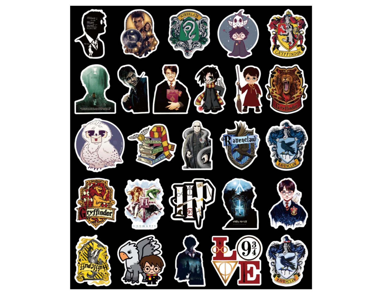 Harry Potter Stickers 100 pcs /harry potter stickers / car Etsy