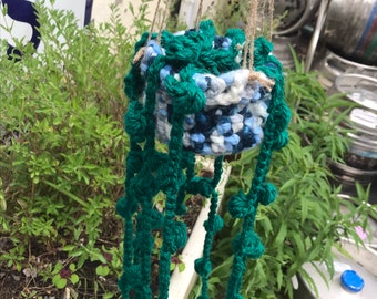 Crochet Hanging Plant | Crochet String of Pearls | Crochet House Plant