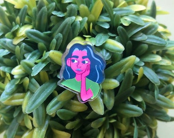 Monday Mood | Acrylic Pin
