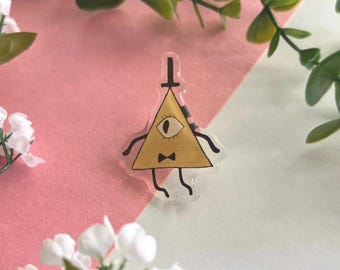Chiffre | Anstecker aus Acryl