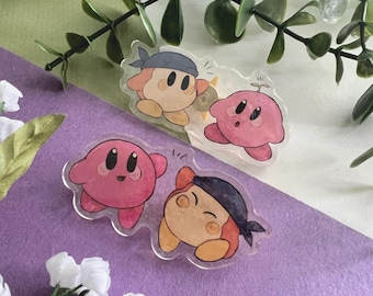 Kirbo & Bandana Waddle | Acrylic Pin