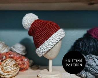 Ho Ho Hat - Knitting Pattern